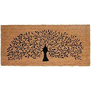 Coir Doormat, Non Slip Door Rectangular Rug, 47.25"x0.60"x15.75"